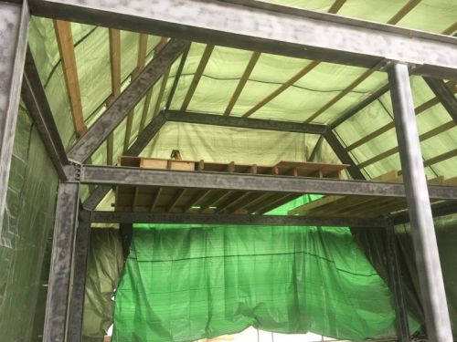 Click Here To Enlarge This Photo Of Sandblasted Steel Frame