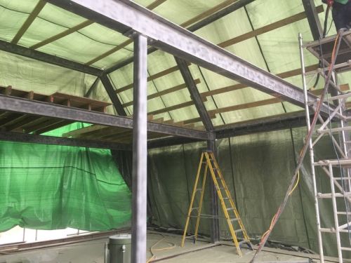 Click Here To Enlarge This Photo Of Sandblasted Steel Frame