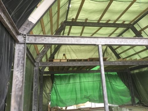 Click Here To Enlarge This Photo Of Sandblasted Steel Frame