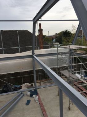 Click Here To Enlarge This Photo Of Sandblasted Steel Frame