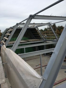 Click Here To Enlarge This Photo Of Sandblasted Steel Frame