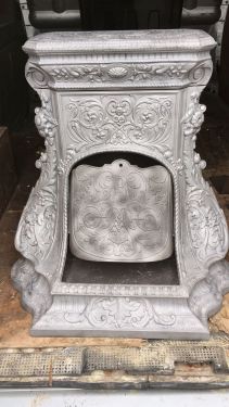 Click Here To Enlarge This Photo Of Sandblasted Walls And Fireplaces