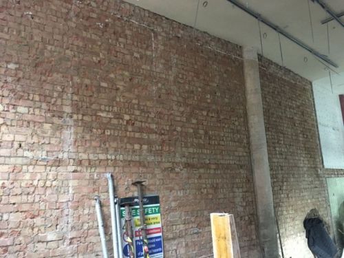 Click Here To Enlarge This Photo Of Sandblasted Walls And Fireplaces