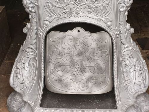 Sandblasted Walls And Fireplaces