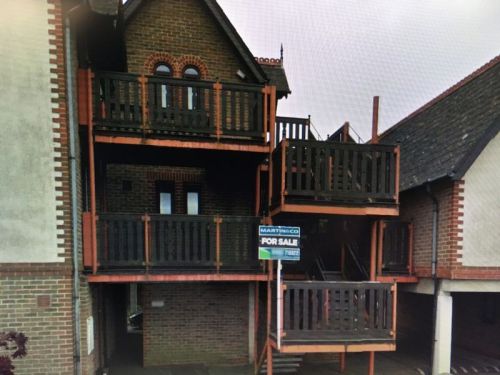 Click Here To Enlarge This Photo Of External Staircase Sandblasted and Primer Painted
