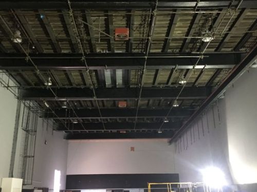 Sandblasting, Priming and Intumescent Fire Proofing Steel Beams, London