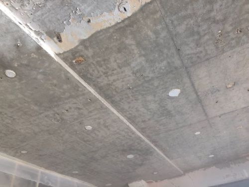Click Here To Enlarge This Photo Of Sandblasted Lead Ceiling