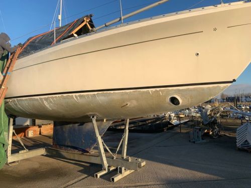 Click Here To Enlarge This Photo Of Sandblasted Yacht