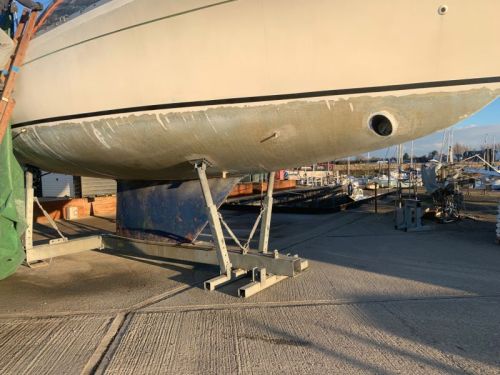 Click Here To Enlarge This Photo Of Sandblasted Yacht