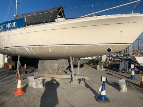 Click Here To Enlarge This Photo Of Sandblasted Yacht