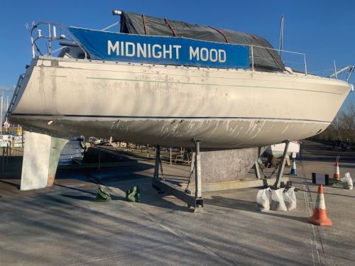 Click Here To Enlarge This Photo Of Sandblasted Yacht