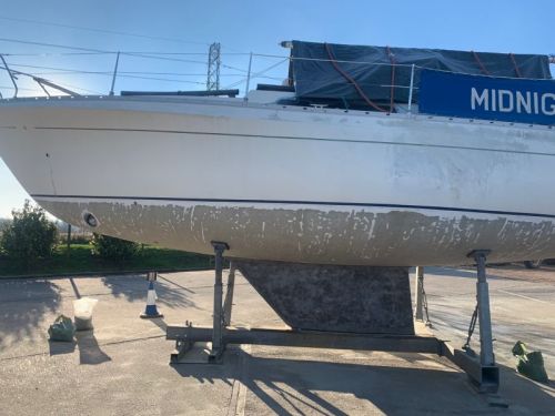 Click Here To Enlarge This Photo Of Sandblasted Yacht
