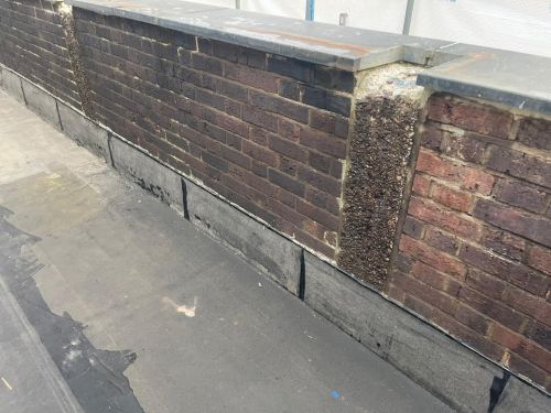 Click Here To Enlarge This Photo Of Sand Blasted Brickwork