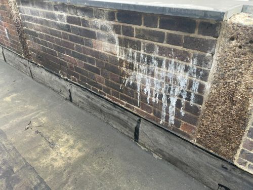 Click Here To Enlarge This Photo Of Sand Blasted Brickwork