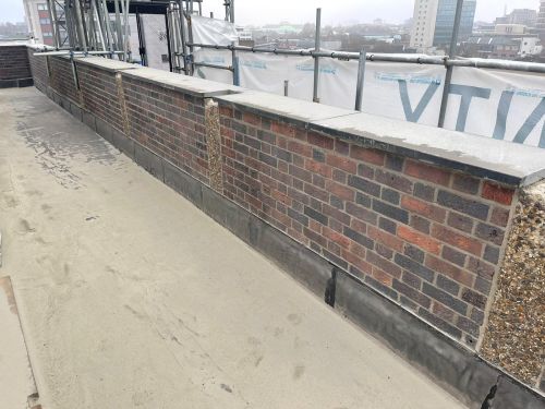 Click Here To Enlarge This Photo Of Sand Blasted Brickwork