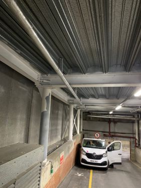 Click Here To Enlarge This Photo Of Underground Car Park Blasting