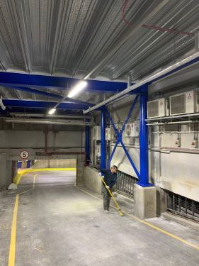 Click Here To Enlarge This Photo Of Underground Car Park Blasting