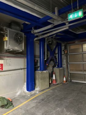 Click Here To Enlarge This Photo Of Underground Car Park Blasting