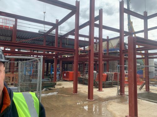 Click Here To Enlarge This Photo Of Intumescent Painting New Care Home
