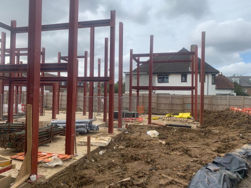 Click Here To Enlarge This Photo Of Intumescent Painting New Care Home