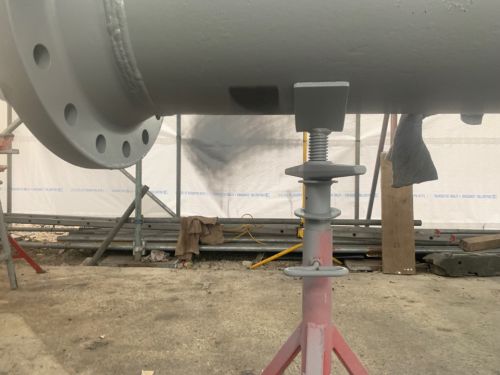 Click Here To Enlarge This Photo Of Gas Pipe Line Blasting & Painting