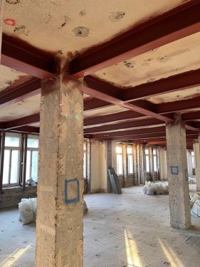 Click Here To Enlarge This Photo Of Vermiculite Fire Protection Removal