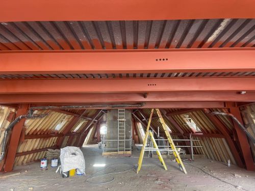 Click Here To Enlarge This Photo Of Vermiculite Fire Protection Removal
