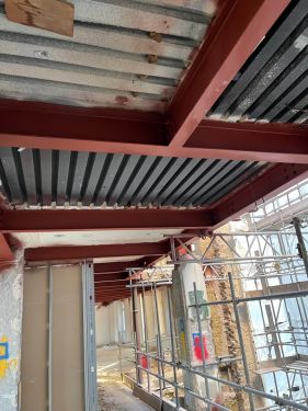 Click Here To Enlarge This Photo Of Vermiculite Fire Protection Removal
