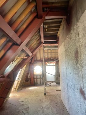 Click Here To Enlarge This Photo Of Vermiculite Fire Protection Removal