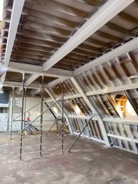 Click Here To Enlarge This Photo Of Vermiculite Fire Protection Removal