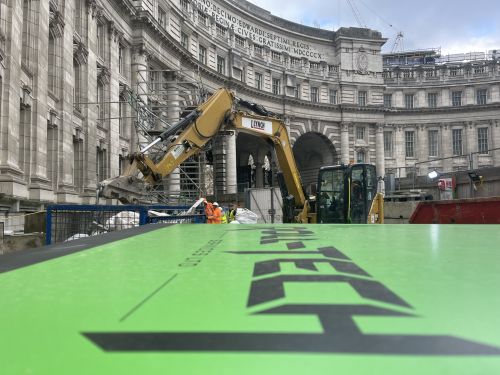 Click Here To Enlarge This Photo Of Admirality Arch Sand Blast London