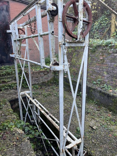 Click Here To Enlarge This Photo Of World War 1 Shooting Target Sandblasting
