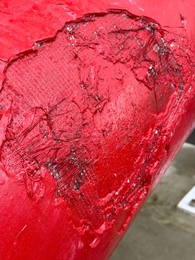Click Here To Enlarge This Photo Of Sand Blasting - The Orbit, Queen Elizabeth Olympic Stadium, London. 