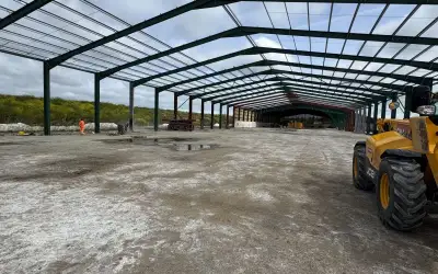 Photo of Sandblast Fire Damaged Farm