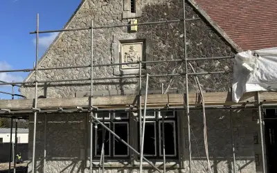 Photo of Soda Blasting Former 1844 Primary School
