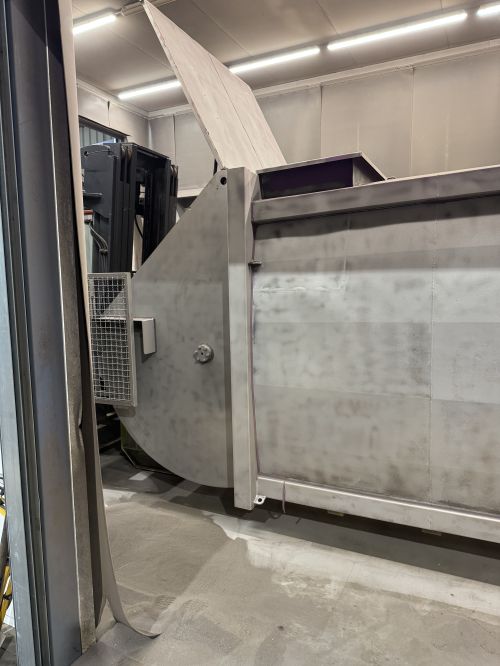Click Here To Enlarge This Photo Of Sand Blasting Waste Compactor