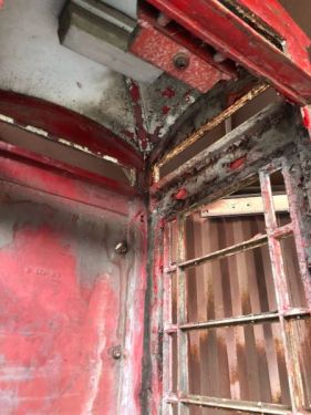 Click Here To Enlarge This Photo Of Telephone Box Sandblasting