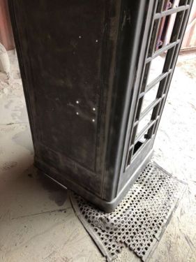 Click Here To Enlarge This Photo Of Telephone Box Sandblasting
