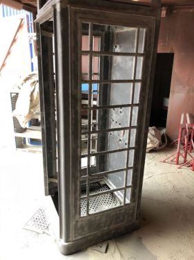 Click Here To Enlarge This Photo Of Telephone Box Sandblasting