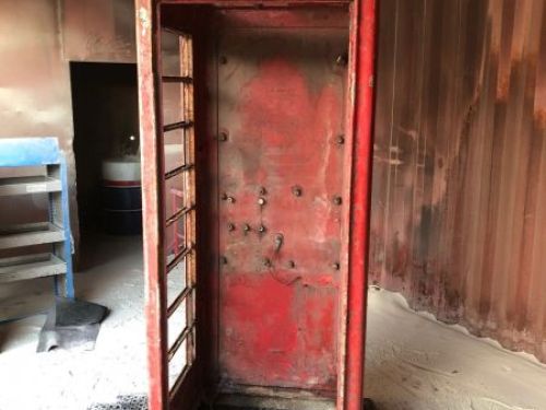 Telephone Box Sandblasting