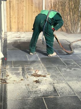 Click Here To Enlarge This Photo Of Resin Removal On A Patio