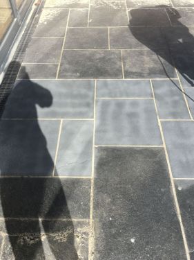 Click Here To Enlarge This Photo Of Resin Removal On A Patio