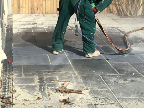 Resin Removal On A Patio