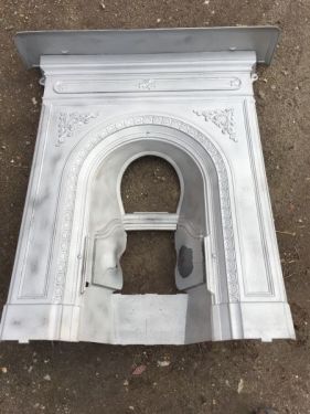 Click Here To Enlarge This Photo Of The Process Of Sandblasting Fireplaces